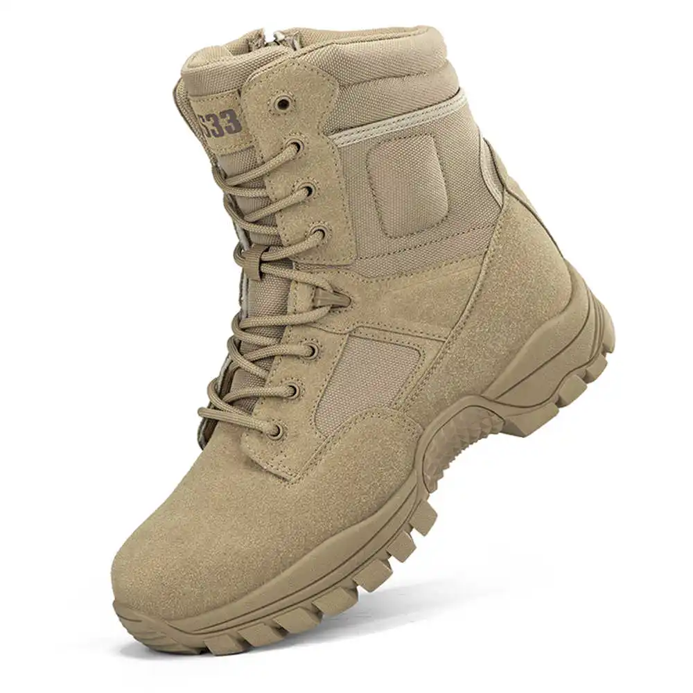 Tech Accessories Products - Nonslip Genuine Leather Hiking Boots Designer