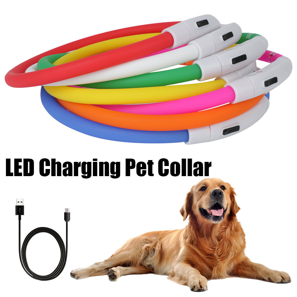Tech Dog Accessories - Night Safety Flashing Glow Collar Night
