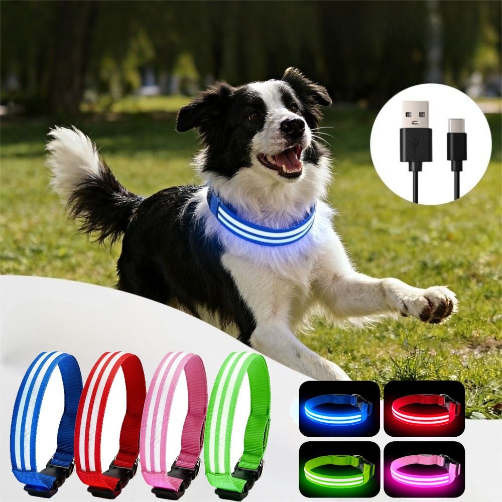 Adjustable Light Up Dog Collar - Tech Dog Accessories 评论和价格
