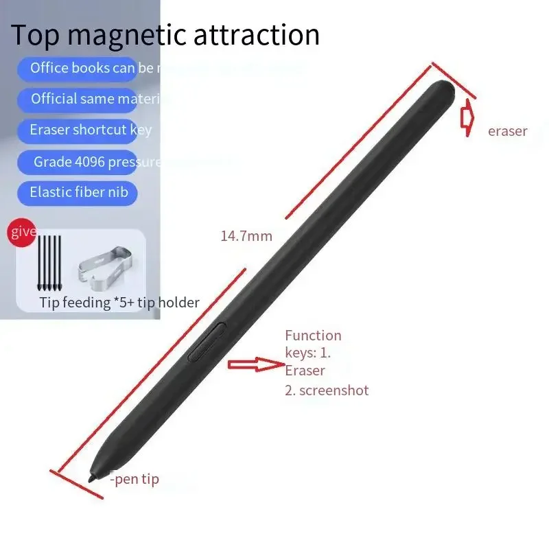 For Samsung Galaxy Tab S4 Boox - Pen Holder Magnetic 评论和价格