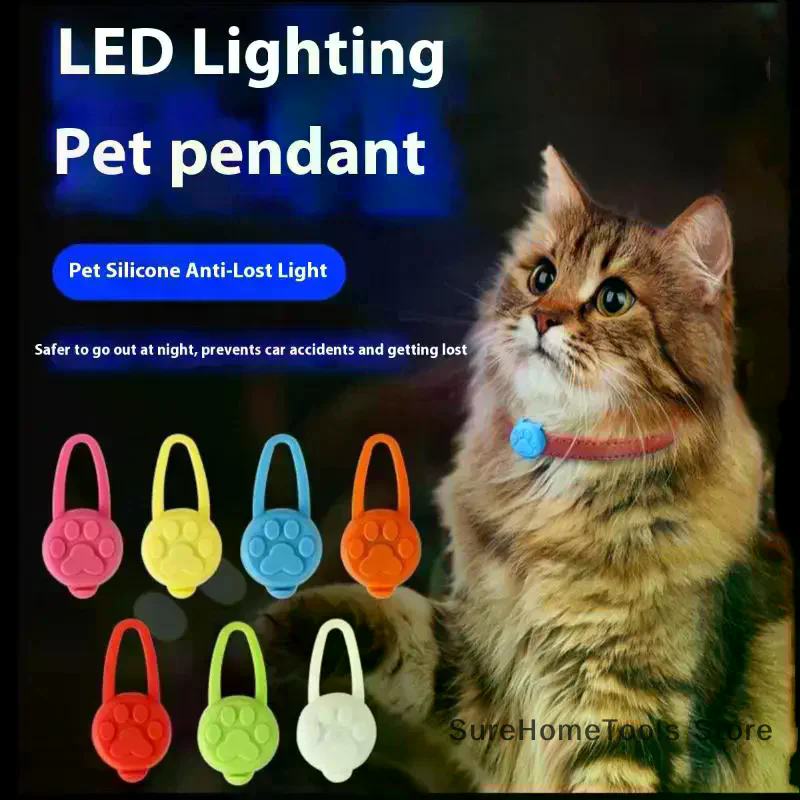 Silicone Pet Cat Dog Night LED - Tech Dog Accessories 评论和价格