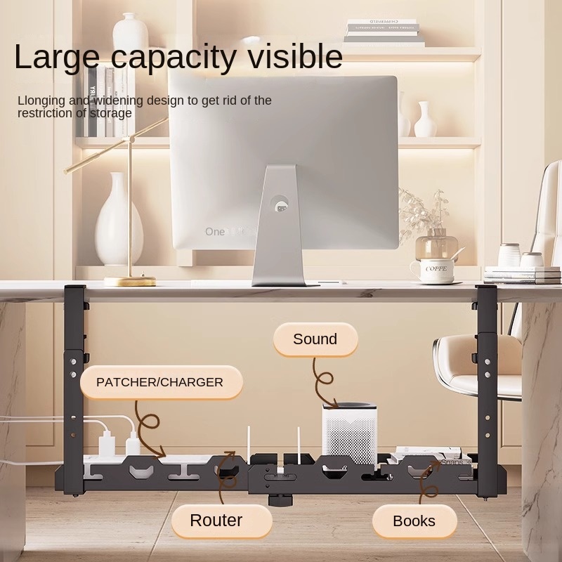 Telescopic Under Table Storage - Tech Accessories For Office Desk 评论和价格