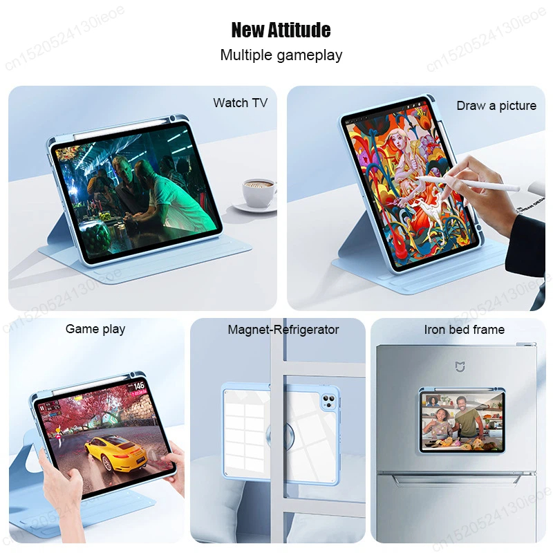 Case For IPad Air Pro 1 2 3 4  - Pen Holder Magnetic 评论和价格