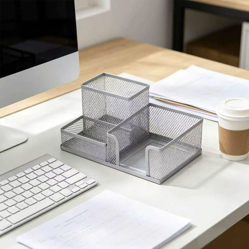 Mesh Pen Holder for Desk 3 Com - Tech Accessories For Office Desk 评论和价格