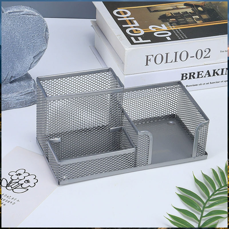 Mesh Pen Holder for Desk 3 Com - Tech Accessories For Office Desk 评论和价格
