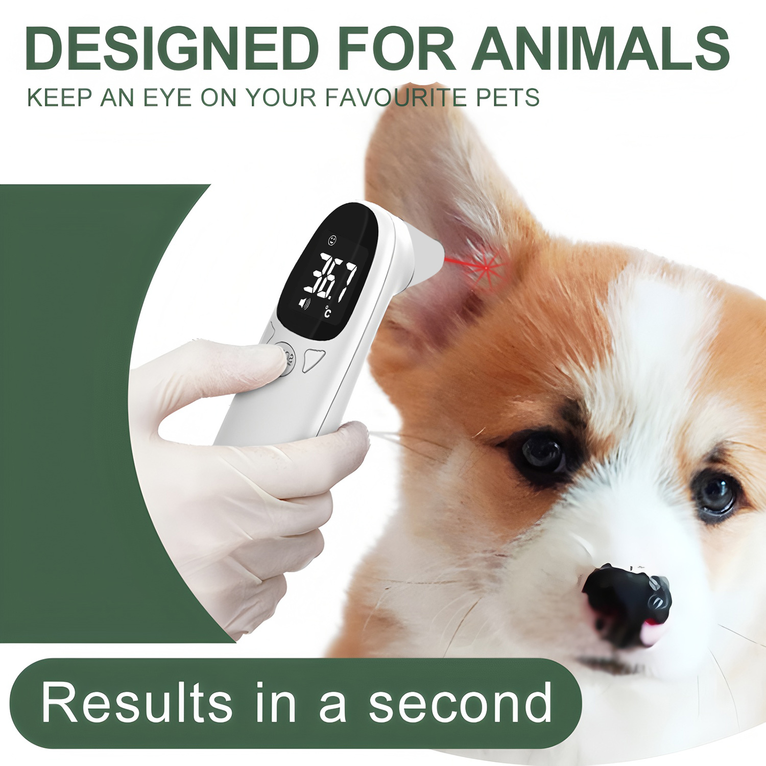 Pet Ear Digital Thermometer No - Vet Tech Accessories 评论和价格