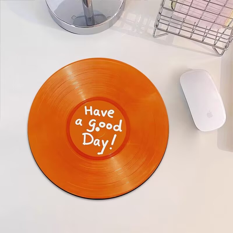 Non-Slip Round Mousepad Vintag - Tech Table Accessories 评论和价格