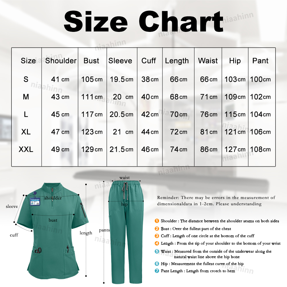 Niaahinn Scrub Surgical Unifor - Vet Tech Accessories 评论和价格