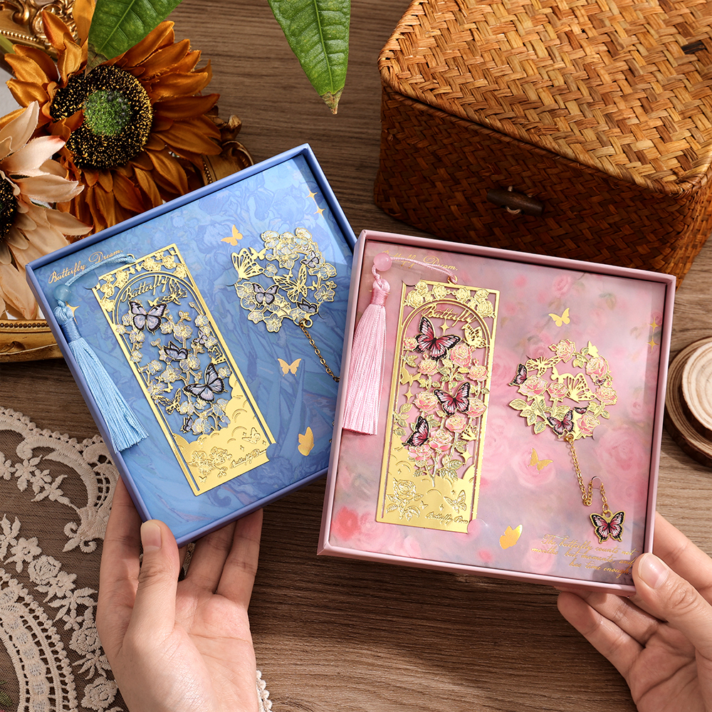 2 Pcs Butterfly Bookmarks With - Vintage Tech Accessories 评论和价格