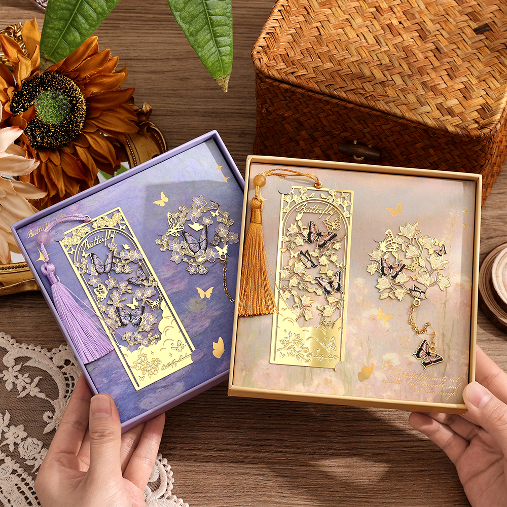 2 Pcs Butterfly Bookmarks With - Vintage Tech Accessories 评论和价格