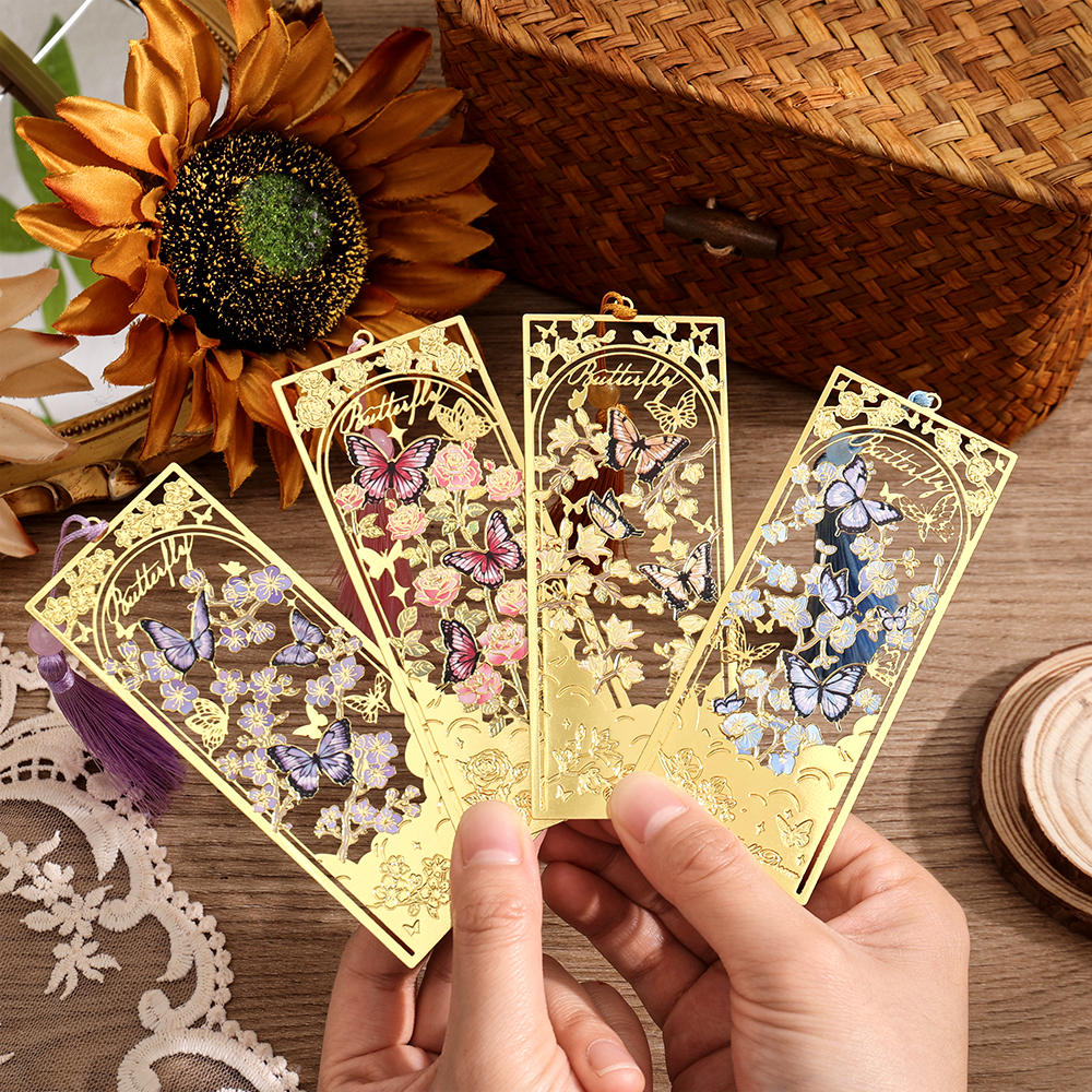 2 Pcs Butterfly Bookmarks With - Vintage Tech Accessories 评论和价格