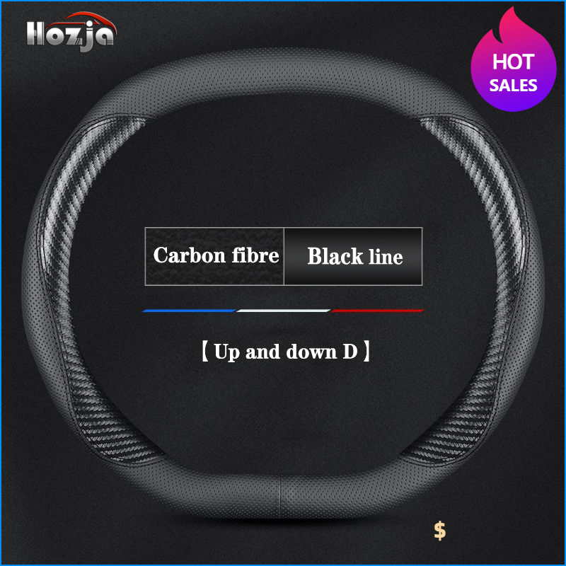 Leather Car Steering Wheel Cov - Tech Accessories Store 评论和价格