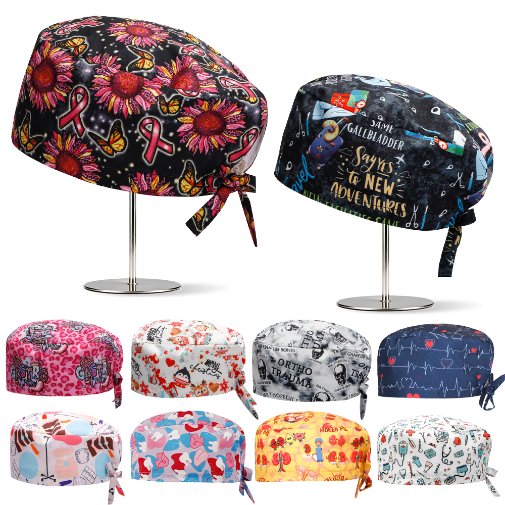 Summer Men Scrub Hats for Doct - Vet Tech Accessories 评论和价格