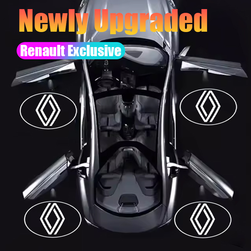 2pcs HD Car Door Welcome Light - Tech Accessories Renault 评论和价格