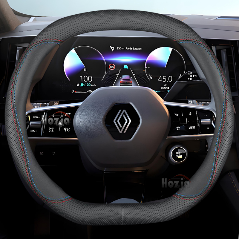 Leather Car Steering Wheel Cov - Tech Accessories Renault 评论和价格