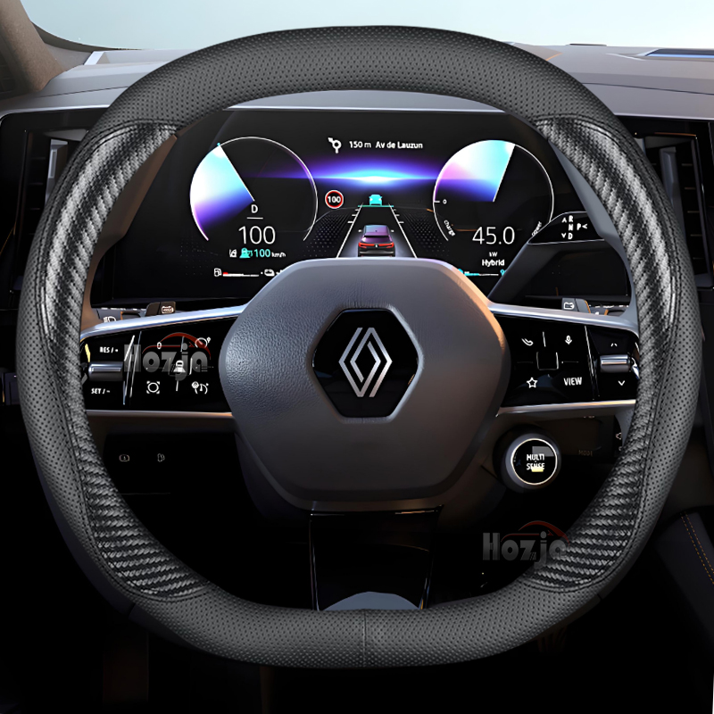 Leather Car Steering Wheel Cov - Tech Accessories Renault 评论和价格