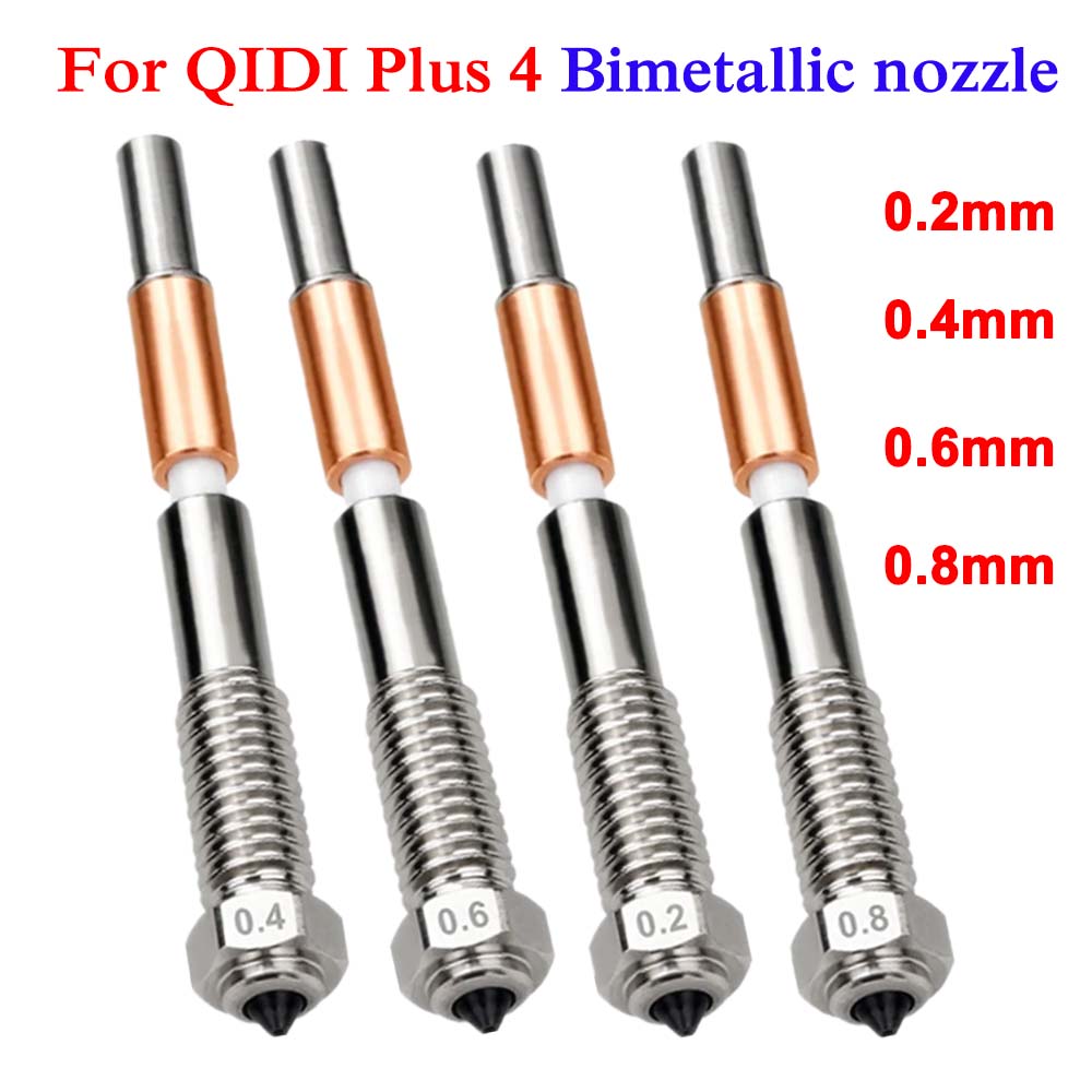 For QIDI Plus 4 Bimetal Nozzle - Tech Accessories Store 评论和价格