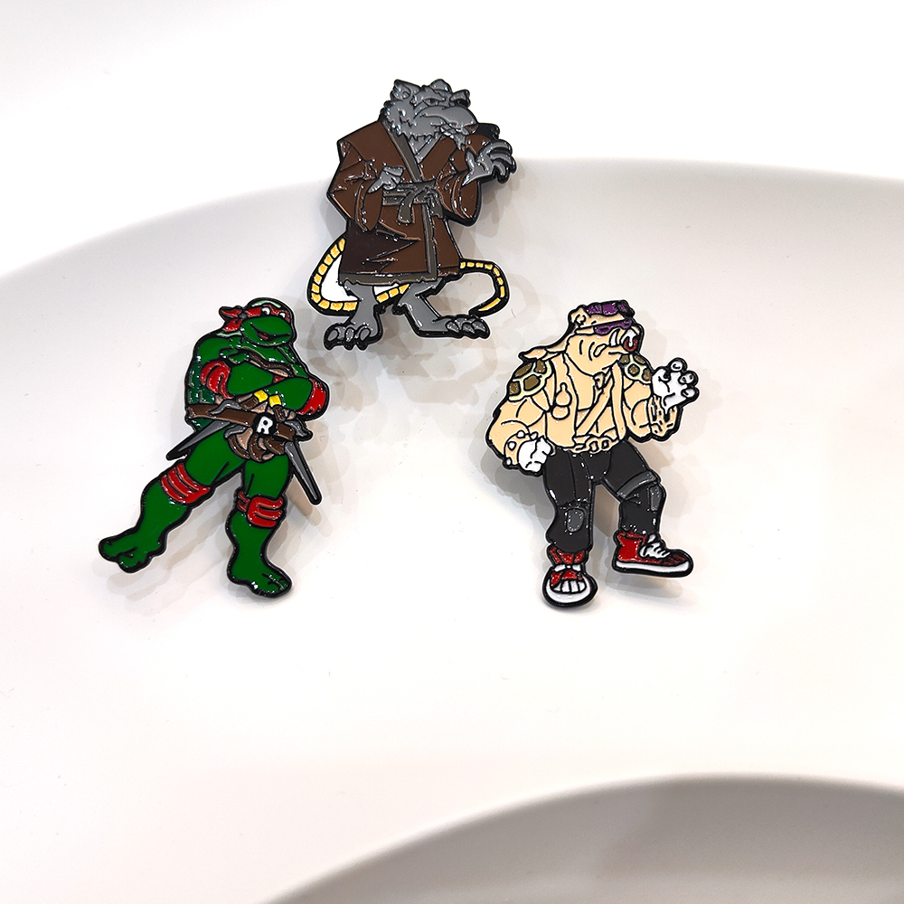 3pcs Vintage Ninja Turtles Pin - Vintage Tech Accessories 评论和价格