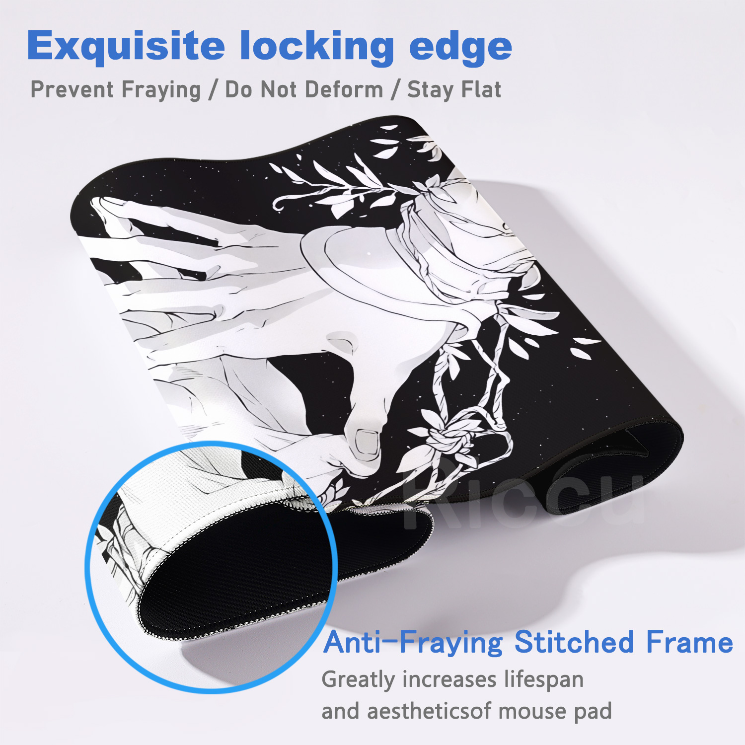 HD Large Black White XXL Gothi - Tech Table Accessories 评论和价格