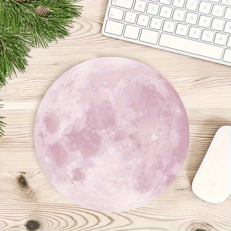 Moon Pattern Round Mouse Pad N - Tech Table Accessories 评论和价格