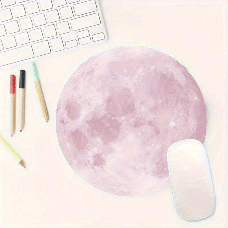 Moon Pattern Round Mouse Pad N - Tech Table Accessories 评论和价格