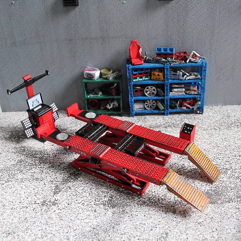 1:64 Garage Scene Accessory A  - Tech Table Accessories 评论和价格