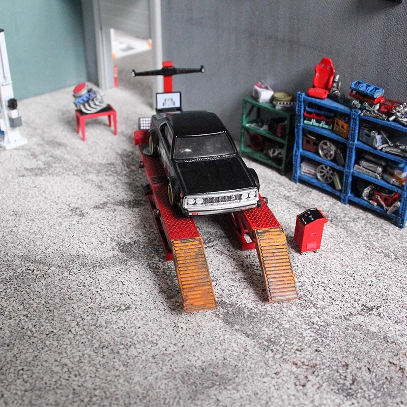 1:64 Garage Scene Accessory A  - Tech Table Accessories 评论和价格