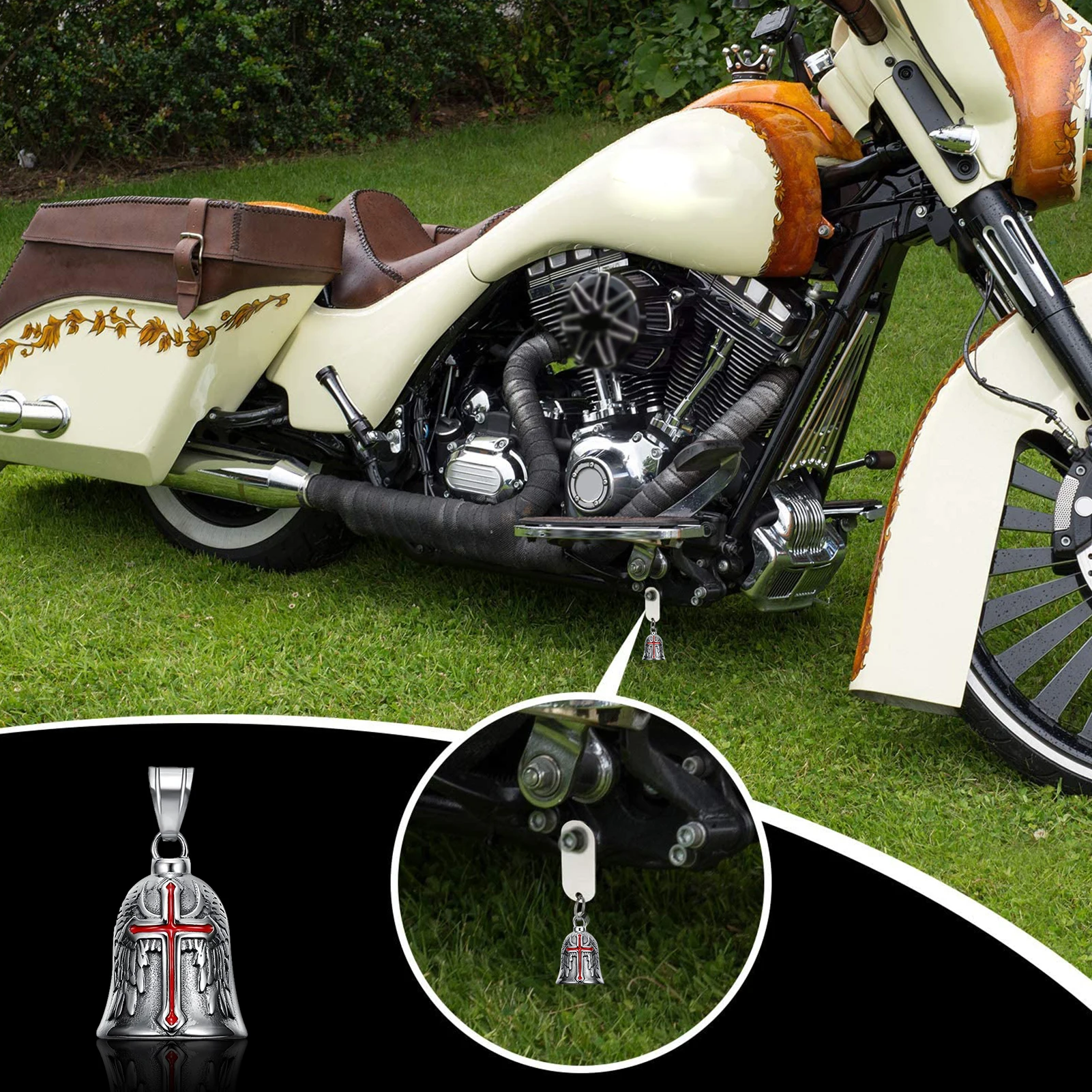 Vintage Cross Wings Angel Guar - Vintage Tech Accessories 评论和价格