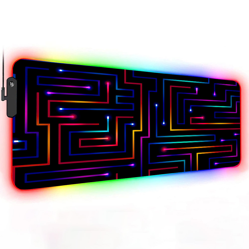 Xxl Mouse Pad 900x400 Neon Cir - Tech Table Accessories 评论和价格
