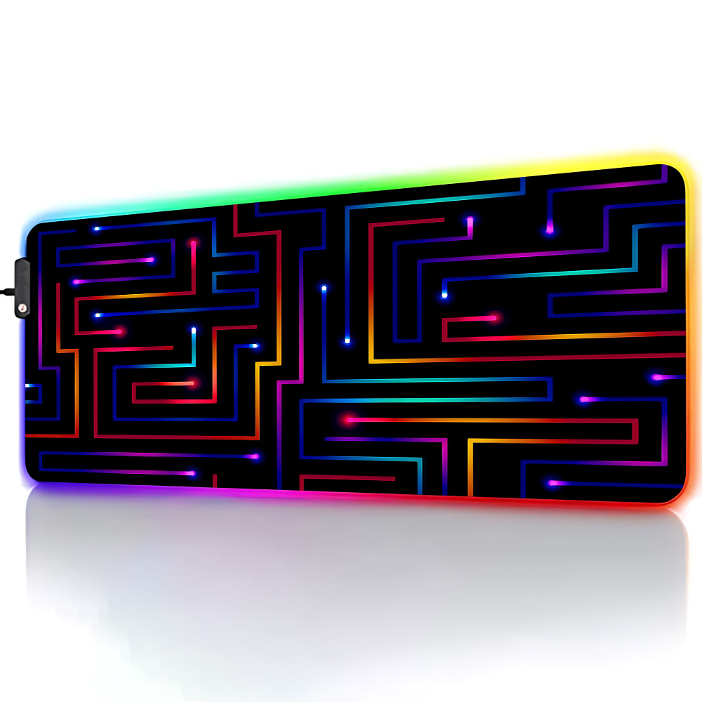 Xxl Mouse Pad 900x400 Neon Cir - Tech Table Accessories 评论和价格